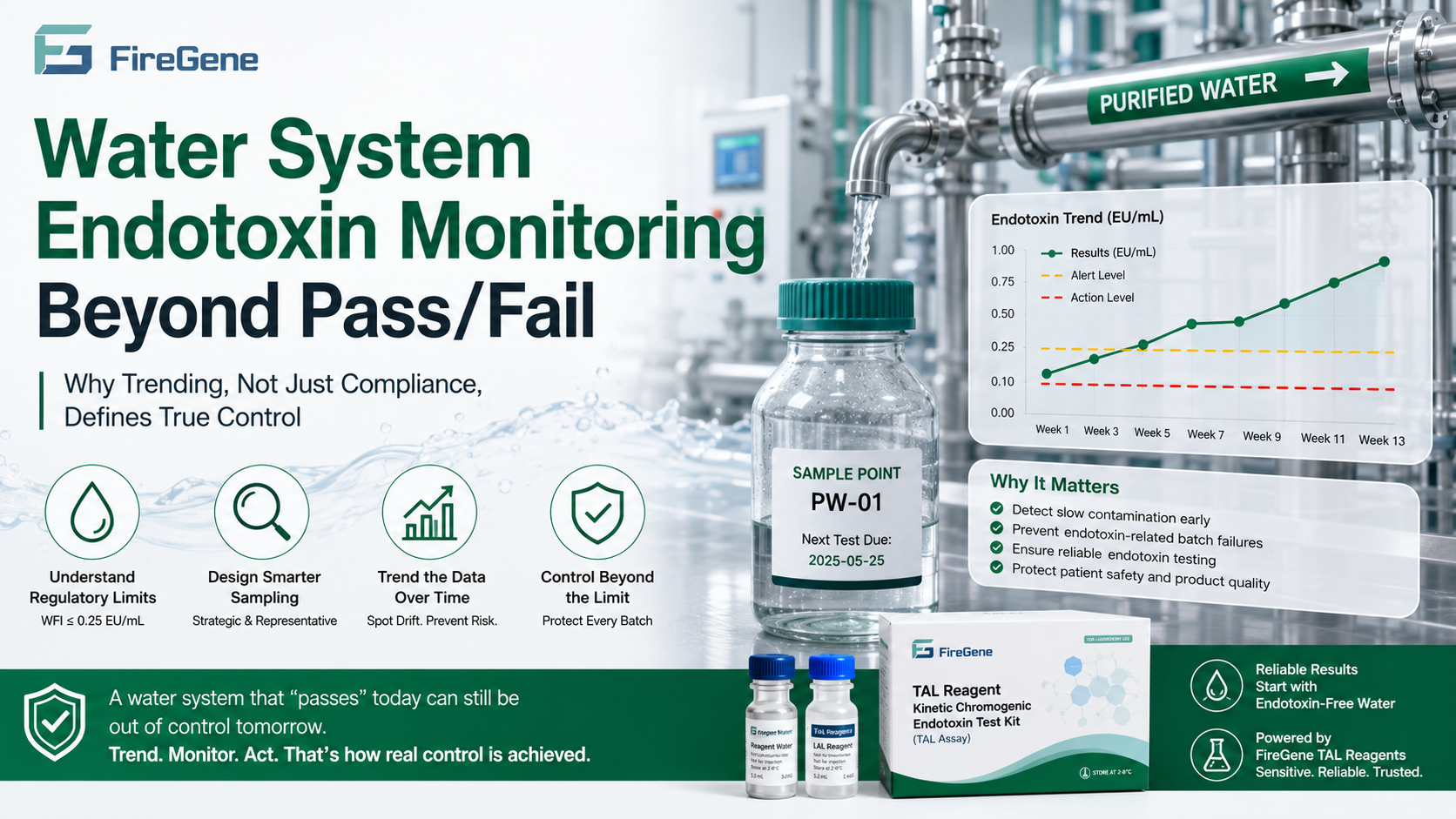 Endotoxin Monitoring of Water Systems (WFI & PW): Sampling, Alert and Action Levels, and Trending Best Practices